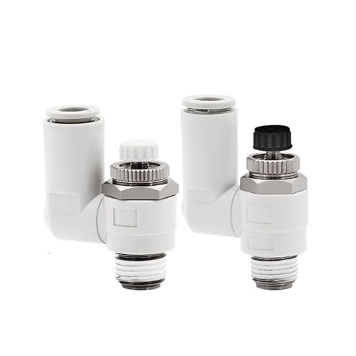 AWWVRLMM 1 Stück Pneumatisches Verbindungsstück Geschwindigkeitsregelventil Luftverbindungsrohrverbindung AS1301F/2301F/3301F/4301F-M5 01 02 03(As1311f-m3-03) von AWWVRLMM