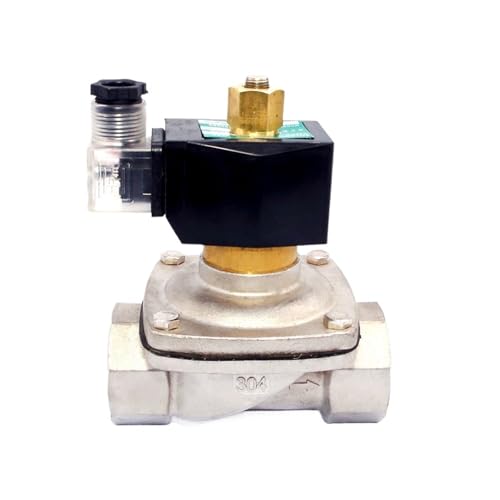 AWWVRLMM 2/2 220VAC 2 Zoll Normalerweise Offenes Wasser Magnetventil Hohe Temperatur 150 Grad SS304(Npt-ac240v) von AWWVRLMM
