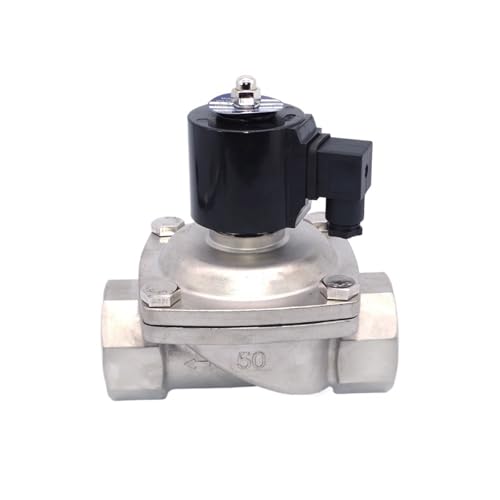 AWWVRLMM 2 "NPT DN50 Magnetventil Niederdruck 24VAC 24VDC 110VAC 220VAC 12VDC Edelstahl DIN Spule(110vac,2inch NPT) von AWWVRLMM