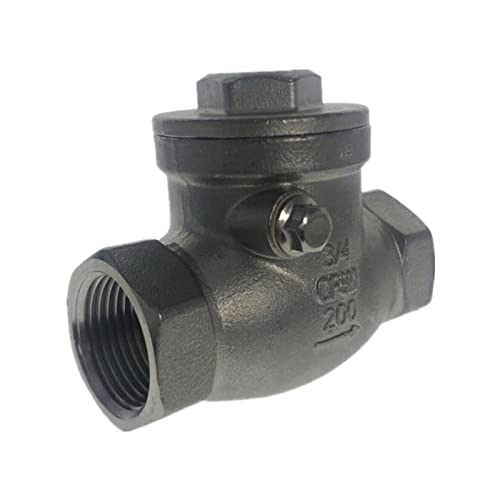 BSPT 1-1/2" DN40 PN16 CF8M Gewinde-Rückschlagventil 200PSI Edelstahl SS304 Rückschlagventil mit Innengewinde(DN40) von AWWVRLMM