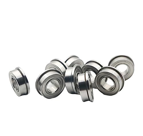 Bimetall-Dichtungsschild, Mikro-Rillenkugellager, 10 Stück F695-2RS, 5 x 13 x 4 mm, Miniatur-Kugellager mit Flansch, 3D-Drucker Bimetall-Dichtungsschild, Mikro-Rillenkugellager, 10 Stück F695-2RS, 5 x 13 x 4 mm, Miniatur-Kugellager mit Flansch, 3D-Drucker von AWWVRLMM