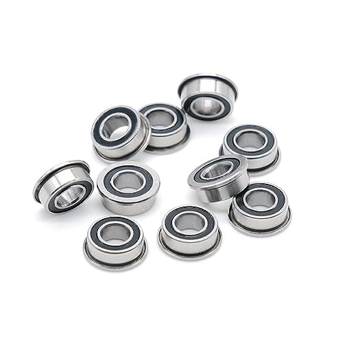 MF105 RS-Lager 5 * 10 * 4 mm 3D-Flanschlagerlager MF105-2RS Kugellager MF105RS 3D-Drucklager 10 Stück von AWWVRLMM
