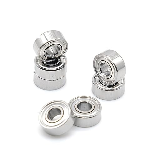 MR105ZZ-Lager 5 * 10 * 4 mm Metallgeschirmtes Stahl-Miniatur-MR105-ZZ-Kugellager 10 Stück von AWWVRLMM