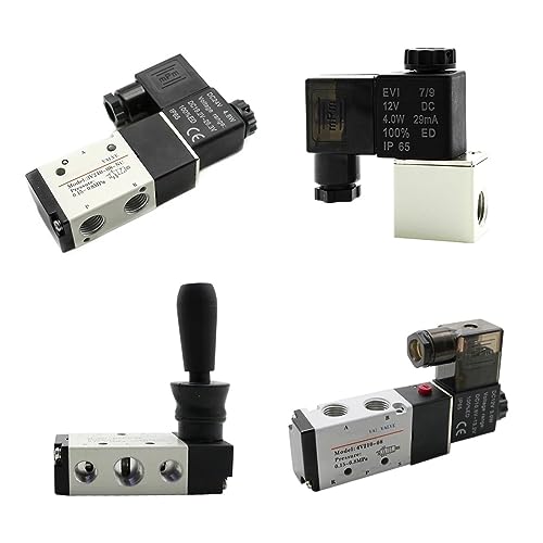 Pneumatisches Magnetventil 4H210-08 3V210-08 4V210-08DC12V DC24V AC110V AC220V Luftwegeventil Gasmagnetventil(3v210-08 12v,No joint) von AWWVRLMM