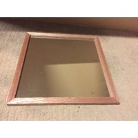 Meranti Hartholz Handgemachte Platz Spiegel von AWWoodDesigns