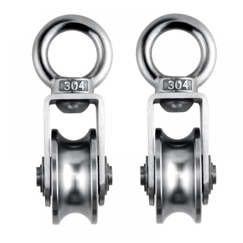 AWXGFVKZ Edelstahl -Schwenkriemenscheibenrad 2 PCS für das Heben des Fitnesssystems Stille Rotation Traktion Block kompatibel mit verschiedenen Riemenscheibensystemen AWXGFVKZ Edelstahl -Schwenkriemenscheibenrad 2 PCS für das Heben des Fitnesssystems Stille Rotation Traktion Block kompatibel mit verschiedenen Riemenscheibensystemen von AWXGFVKZ