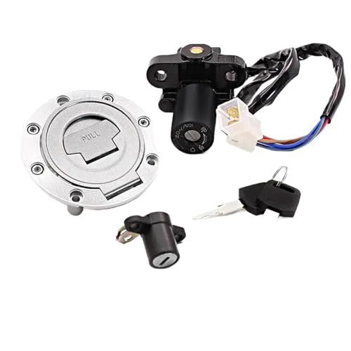 Gaskappe Kraftstoffschalter Sitzverriegelungs-Kit für MT09 MT-07 YZF R6 YZFR6 YZF-R6 MT-09 MT07 Motorrad, das mit verschiedenen Modellen kompatibel ist Gaskappe Kraftstoffschalter Sitzverriegelungs-Kit für MT09 MT-07 YZF R6 YZFR6 YZF-R6 MT-09 MT07 Motorrad, das mit verschiedenen Modellen kompatibel ist von AWXGFVKZ