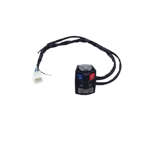 Motorrad -Lenkerschalter mit Dual -Stecker Töten Schalter Scheinwerfer Horn -Drehensteuerung kompatibel mit XCW EXC -Freeride -Modellen(78111070000) von AWXGFVKZ