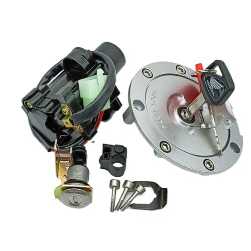 Zündschalter-Lock- und Gaskappen-Set mit Schlüssel, die für CBR600 CBR600F PC35 1999-2006 kompatibel sind Zündschalter-Lock- und Gaskappen-Set mit Schlüssel, die für CBR600 CBR600F PC35 1999-2006 kompatibel sind von AWXGFVKZ