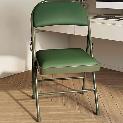 AWYYA Klappstühle mit Gepolsterten Sitzen aus Kunstleder, 2er-Pack, Ergonomisch, Belastbar 150 Kg, 13 Farben(Gray) von AWYYA