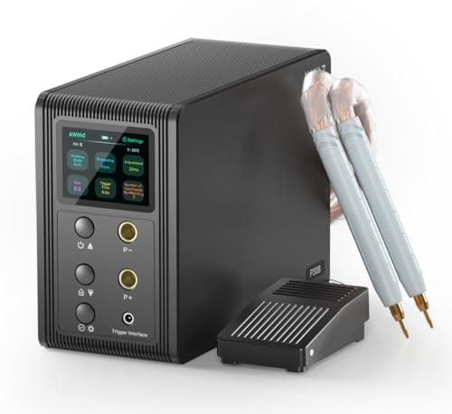 Akku Punktschweißgerät,AWithZ 24KW Punktschweißgerät mit Farad-Kondensator,Unterstützt schweißen Kupfer/Reines Nickel/Nickelbeschichtet bleche.für 18650, LiFePO4 Lithium Akku Pack Gebäude (P30C) von AWithZ