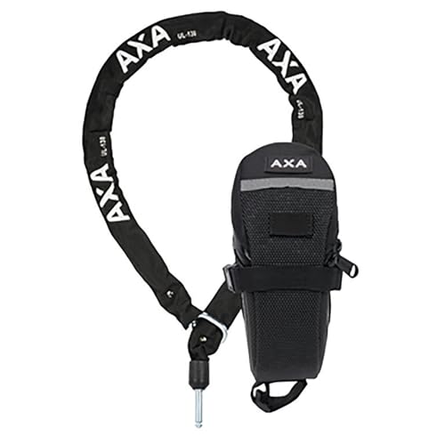 AXA Anschließkette ULC 130 mit Tasche schwarz | Länge: 1300 mm | Durchmesser: 5,5 mm von AXA
