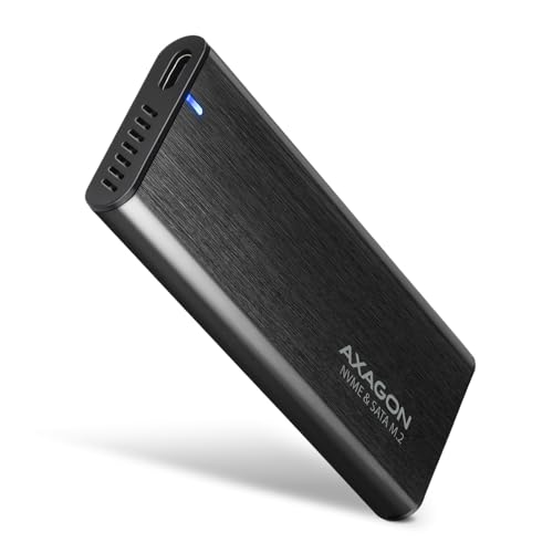AXAGON EEM2-SB2 USB-C 3.2 Gen 2, M.2 SSD Gehäuse - schwarz AXAGON EEM2-SB2 USB-C 3.2 Gen 2, M.2 SSD Gehäuse - schwarz von AXAGON