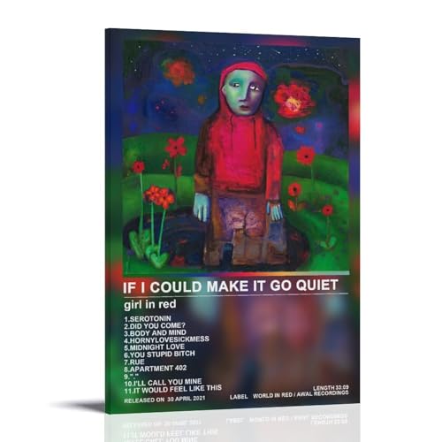 AXAYNIMD Album Design If I Could Make It Go Quiet by Girl in Red Wandkunst Bilddruck Moderne Familienzimmer Dekor 24x36inch(60x90cm) von AXAYNIMD