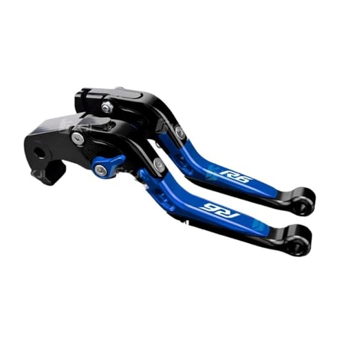 AXCAR Für Y&amaha Für YZF R6 Für YZF-R6 Kupplungshebel Bremshebelsatz Verstellbarer Klappgriff Motorrad Kupplung Bremshebel von AXCAR