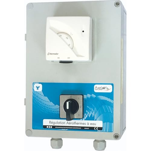 AXELAIR Coffrets de régulation pour 2 à 5 appareils monophasés 1 zone - eau chaude/glacée - Chauffage von AXELAIR