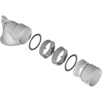 Einfacher Winkeladapter (ø90mm) für Öffnung ø80mm von AXELAIR