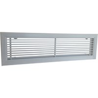 Lineares Filterrahmengitter – Weiß lackiertes Aluminium 600x200mm von AXELAIR