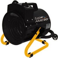 Axelair - Mobile Werkstattheizung 3000 w Volumenstrom 354 m3/h Fläche 30 m2 Propellerlüfter - MobilPro von AXELAIR