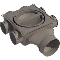 Plenum für Ein- oder Ausblasung mit 6 Anschlüssen Plenum für Ein- oder Ausblasung mit 6 Anschlüssen von AXELAIR
