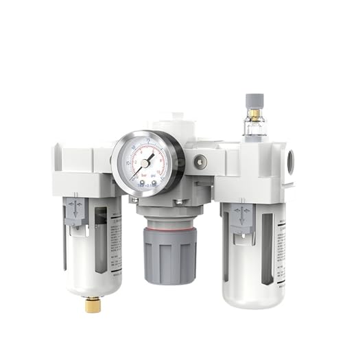 Öl-Wasser-Trenner, Dreifachfilter, Luftquellenprozessor, pneumatisches Druckregelventil AC5000 (Rose Gold AC4000 06D) von AXEOAHRA