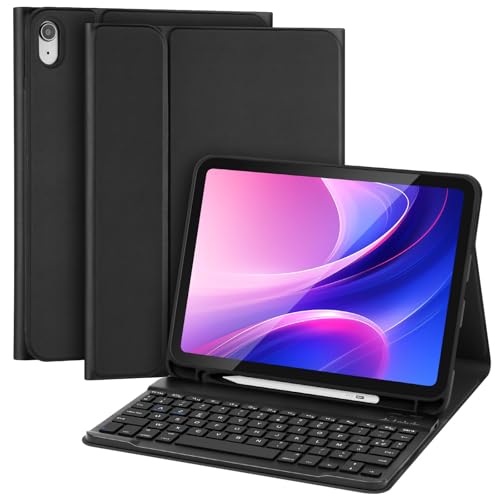 AXFEE Bluetooth-Tastatur, für iPad 10., 10,9 Zoll, ultradünne kabellose Tastatur, für Android, Windows, PC, Tablet mit Tastaturhülle, Schwarz, Normale Version, französische Version AXFEE Bluetooth-Tastatur, für iPad 10., 10,9 Zoll, ultradünne kabellose Tastatur, für Android, Windows, PC, Tablet mit Tastaturhülle, Schwarz, Normale Version, französische Version von AXFEE