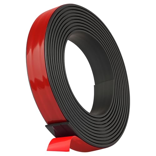 AXFEE Magnetband Selbstklebend, 2M Magnetstreifen für Fliegengitter & Moskitonetze, Fliegenband Magnetband mit Starker Kleber, fliegengitter Magnet Zuschneidbar für Küche, Schule, Büro(1.5cmx1.5mm) von AXFEE