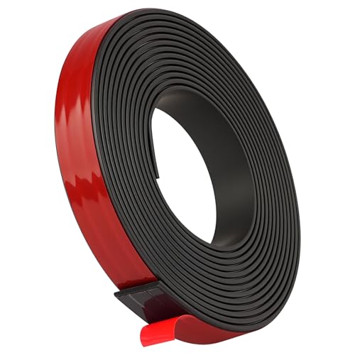 AXFEE Magnetband Selbstklebend, 3M Magnetstreifen für Fliegengitter & Moskitonetze, Fliegenband Magnetband mit Starker Kleber, fliegengitter Magnet Zuschneidbar für Küche, Schule, Büro(1.5cmx1.5mm) von AXFEE