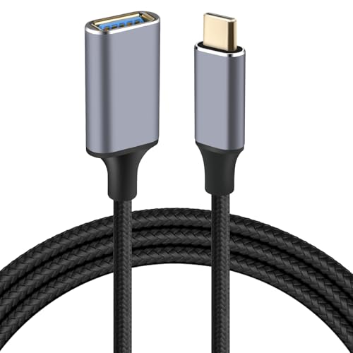 AXFEE USB Verlängerung Kabel 2M, USB 3.0 Verlängerung, Type C Stecker auf USB A Buchse Verlängerungskabel, Unterstützt 20Gbps Data Übertragung 4K@60Hz, mit iPhone 15 Pro Max, MacBook Pro, Galaxy AXFEE USB Verlängerung Kabel 2M, USB 3.0 Verlängerung, Type C Stecker auf USB A Buchse Verlängerungskabel, Unterstützt 20Gbps Data Übertragung 4K@60Hz, mit iPhone 15 Pro Max, MacBook Pro, Galaxy von AXFEE