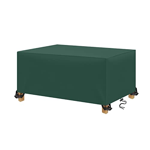 AXFZZRS Abdeckhaube Gartenmöbel Rechteckig,Abdeckhaube Terrassenmöbel,Wasserdicht Abdeckplane Gartenmöbel,Wasserdicht,Winddicht,UV-Beständiges,420D Oxford Gewebe Schutzhülle(180x100x70cm,Grün) von AXFZZRS