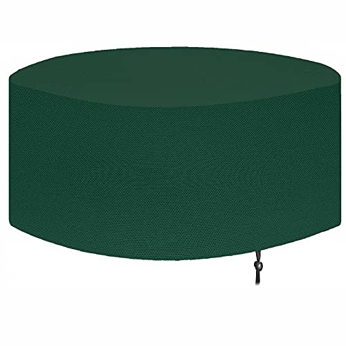 Abdeckhaube Gartenmöbel Runden, Abdeckhaube Terrassenmöbel, Wasserdicht, Winddicht, Staubdicht, UV-Beständiges, 420D Oxford Gewebe Schutzhülle - Grün (100x80cm) von AXFZZRS