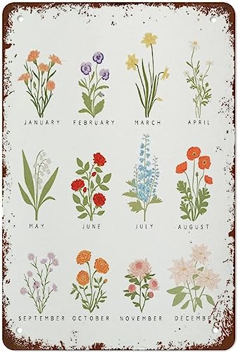 Vintage Geburtsmonat Blume Geburt Blume Geburtsmonat Blumen Geburt Blume Geburt Blume A Mama und Papa Poster Metall Aluminium Blechschild 20,3 x 30,5 cm Wanddekoration Vintage Geburtsmonat Blume Geburt Blume Geburtsmonat Blumen Geburt Blume Geburt Blume A Mama und Papa Poster Metall Aluminium Blechschild 20,3 x 30,5 cm Wanddekoration von AXHNG