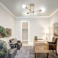 Axhup - 4 Lichter Deckenleuchte Moderne Industrielle für den Innenbereich, Leuchter aus Metall E27 Deckenlampe Kronleuchter für Wohnzimmer, Küche, von AXHUP