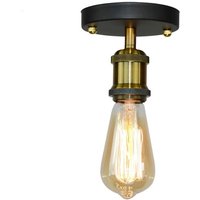 Deckenleuchte Vorrichtung E27 Halter Vintage Edison Lampenfassung Rustic Lampensockel (Bronze) von AXHUP