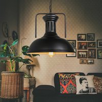 Pendelleuchte Dome, Vintage Metall Hängelampe im Industri Stil, Ceiling Lampe mit Lampenschirm für Wohnzimmer Esszimmer Restaurant Bar Coffee von AXHUP