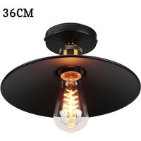 Axhup - Pendelleuchte Industriell Vintage Hängelampe mit Ø36cm Lampenschirm Kronleuchter Art Edison Lampe E27 für Loft Wohnzimmer Esszimmer Schwarz Axhup - Pendelleuchte Industriell Vintage Hängelampe mit Ø36cm Lampenschirm Kronleuchter Art Edison Lampe E27 für Loft Wohnzimmer Esszimmer Schwarz von AXHUP