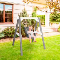 AXI Babyschaukel, Holz/hemlockHolz/Kunststoff/hart_polyethylen_hdpe - grau AXI Babyschaukel, Holz/hemlockHolz/Kunststoff/hart_polyethylen_hdpe - grau von AXI
