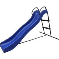 Freistehende Rutsche mit Wasseranschluss 180cm Blau/Anthrazit von AXI