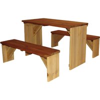 AXI Kinderpicknicktisch, 4 Sitzplätze, Holz/Zedernholz von AXI
