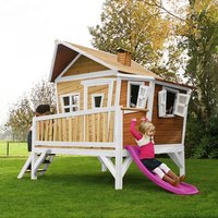 AXI Kinderspielhaus »Emma«, BxHxT: 349 x 227 x 193 cm, Holz, braun/weiß/lila AXI Kinderspielhaus »Emma«, BxHxT: 349 x 227 x 193 cm, Holz, braun/weiß/lila von AXI