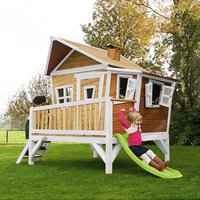 AXI Kinderspielhaus »Emma«, BxHxT: 349 x 227 x 193 cm, Holz, braun/weiß/lindgrün AXI Kinderspielhaus »Emma«, BxHxT: 349 x 227 x 193 cm, Holz, braun/weiß/lindgrün von AXI