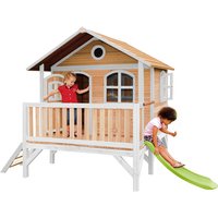 AXI Kinderspielhaus »Stef«, BxHxT: 349 x 233 x 212 cm, Holz, braun/weiß/lindgrün AXI Kinderspielhaus »Stef«, BxHxT: 349 x 233 x 212 cm, Holz, braun/weiß/lindgrün von AXI