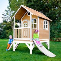 AXI Kinderspielhaus »Tom«, BxHxT: 287 x 231 x 191 cm, Holz, braun/weiß AXI Kinderspielhaus »Tom«, BxHxT: 287 x 231 x 191 cm, Holz, braun/weiß von AXI
