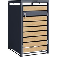 AXI Outdoor Living Mülltonnenbox Lucas braun B/H/L: ca. 80x116x68 cm AXI Outdoor Living Mülltonnenbox Lucas braun B/H/L: ca. 80x116x68 cm von AXI