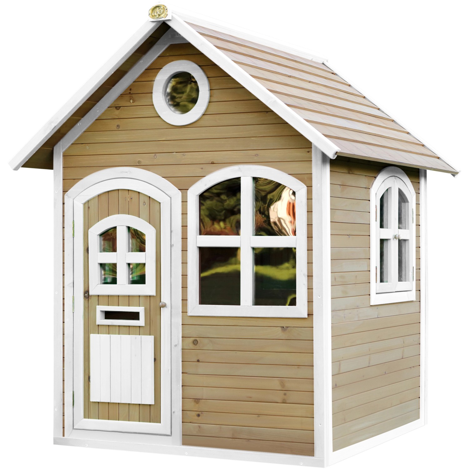 Axi Julia Spielhaus Braun - Weiß 151 x 137 x 175 cm von AXI