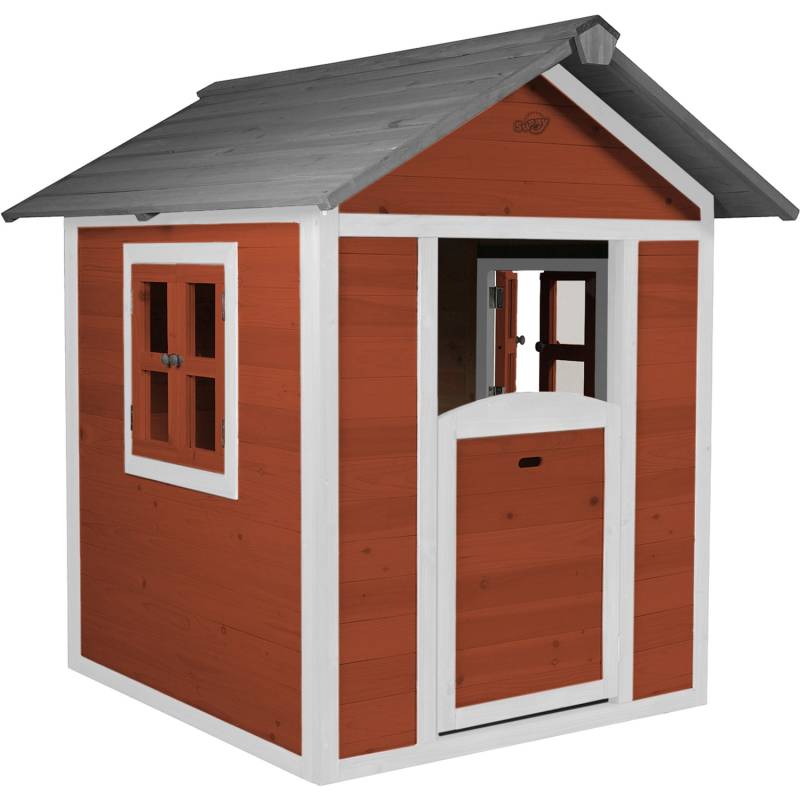 Axi Lodge Spielhaus Skandinavisches Rot 135 x 111 x 133 cm von AXI
