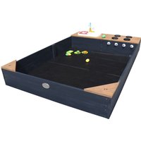 Kelly Sandkasten mit Spielküchenzeile Anthrazit/Braun von AXI