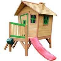 Robin Spielhaus Braun/Grün - Rote Rutsche von AXI