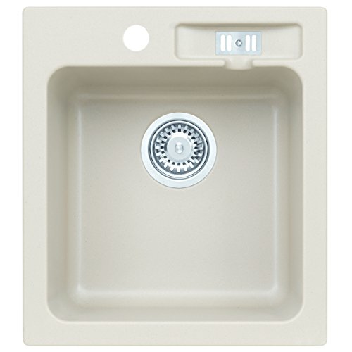 Axis Kitchen Malibu 20 Spülbecken Einbecken Spüle 43x47cm (AXIS CAFFEE LATTE) von AXIS KITCHEN