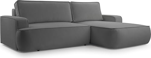 AXLIVING Ablia Sofa L Form mit Schlaffunktion Dunkelgrau 267 cm R AXLIVING Ablia Sofa L Form mit Schlaffunktion Dunkelgrau 267 cm R von AXLIVING